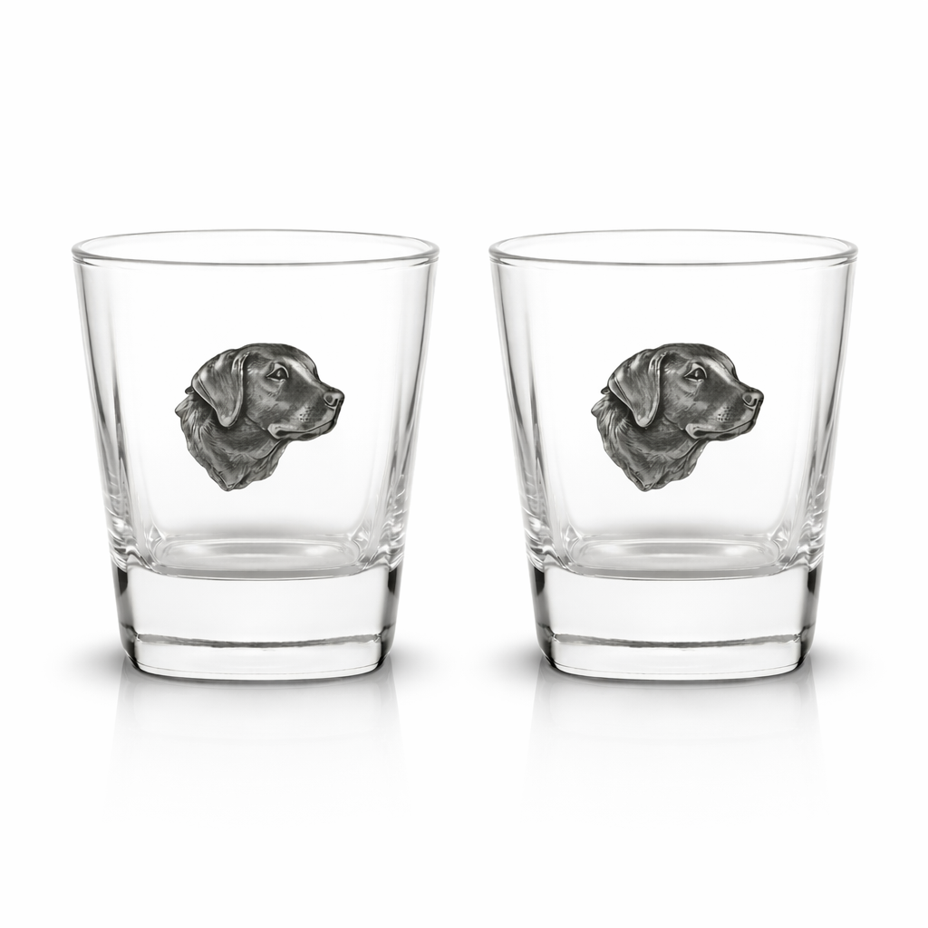 Gundog Pair Of Whiskey Glass Tumblers