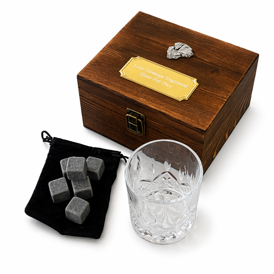 Labrador Head Tumbler and Whiskey Stones Gift Set