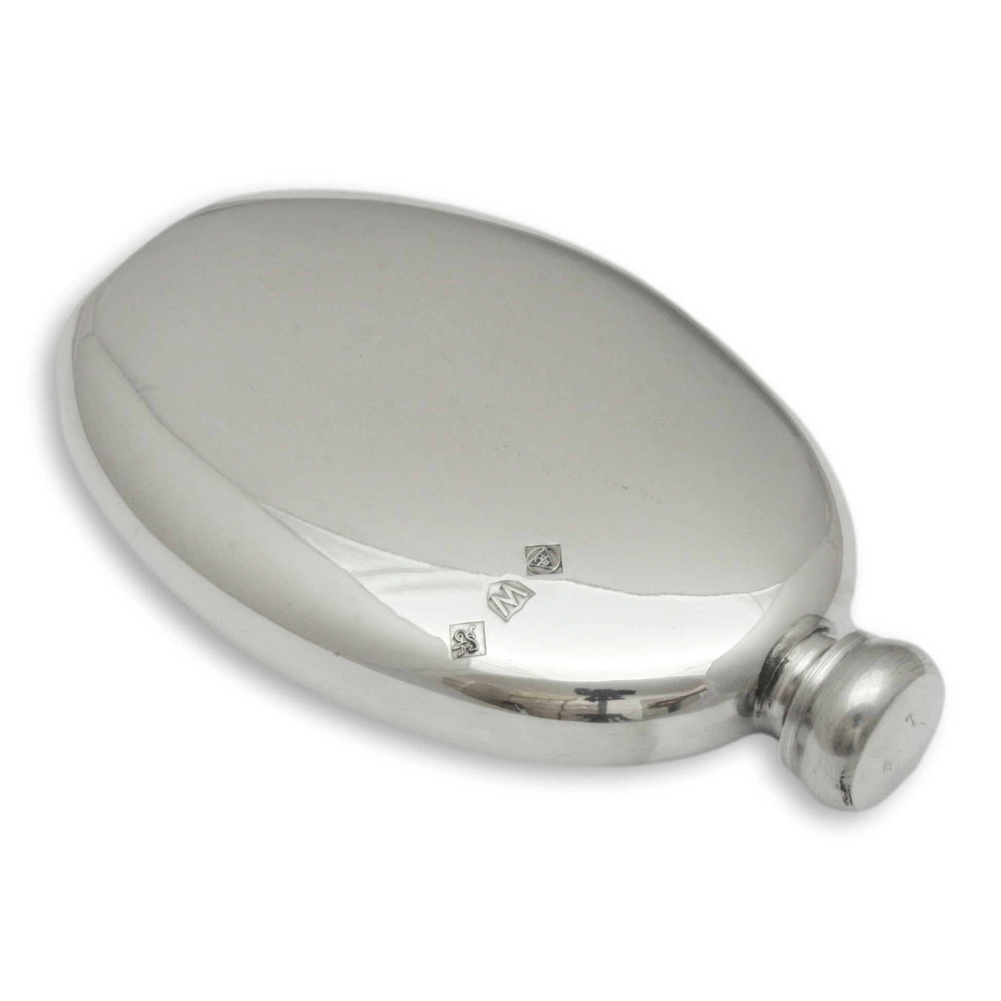 Pewter Clam Flask