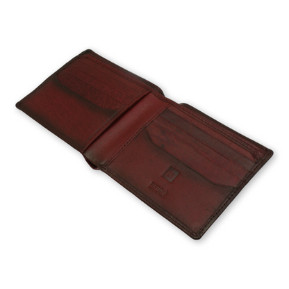 Personalised Initials Premium Brown Leather Wallet & Card Holders