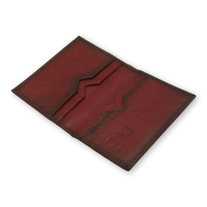 Personalised Initials Premium Brown Leather Wallet & Card Holders
