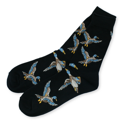 Navy Mallard Socks