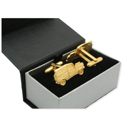 Off Roader Gold Cufflinks