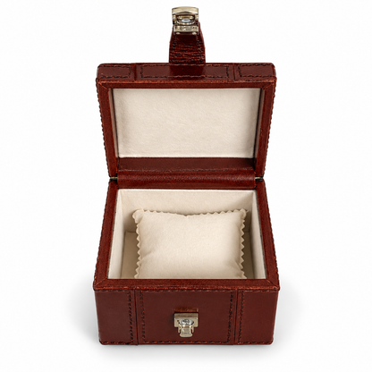 Personalised Leather Single Watch Box