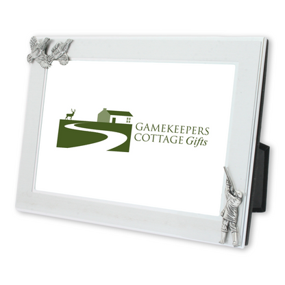 Game Bird Shooting Metal Photo Frame Engraved