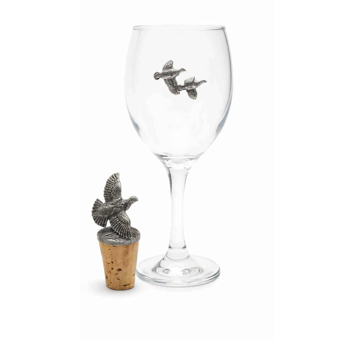 Partridge Glass and stopper
