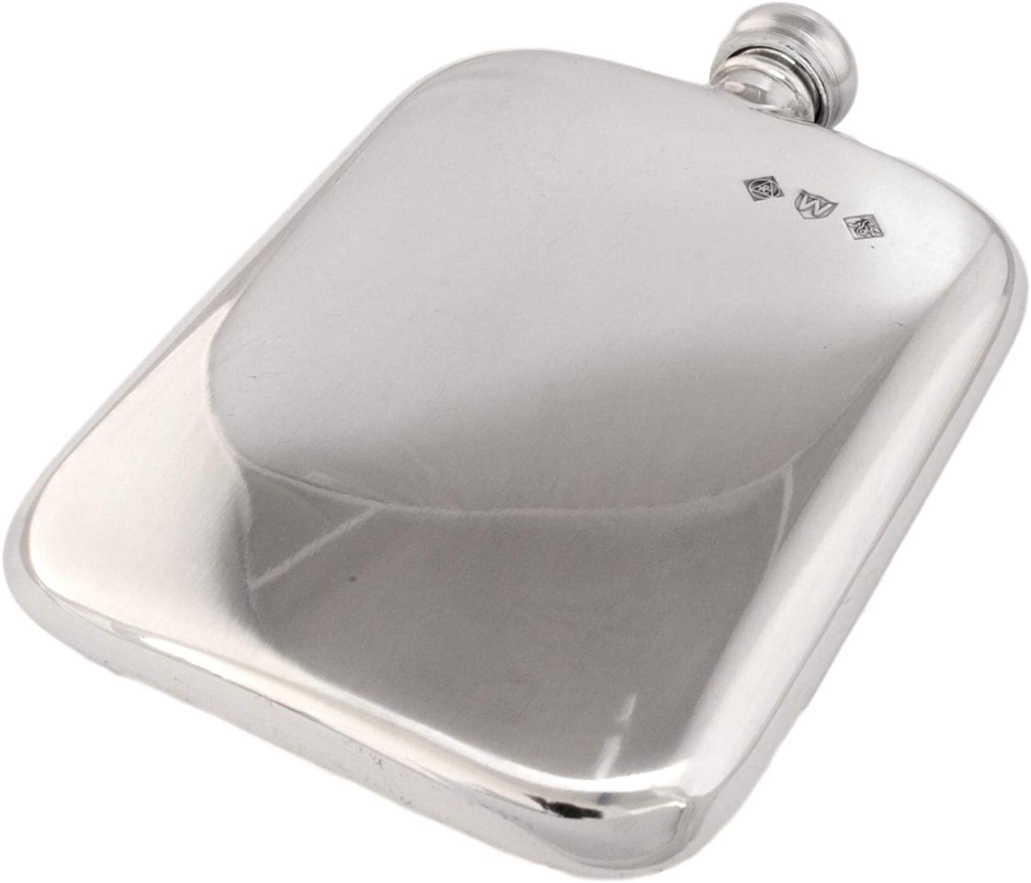 Pewter Hip Flask Front