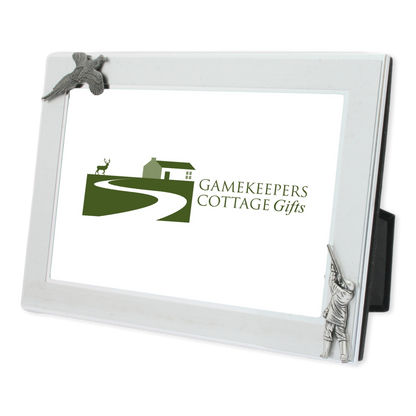 Game Bird Shooting Metal Photo Frame Engraved