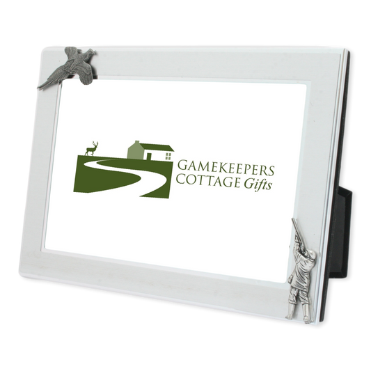 Game Bird Shooting Metal Photo Frame Engraved