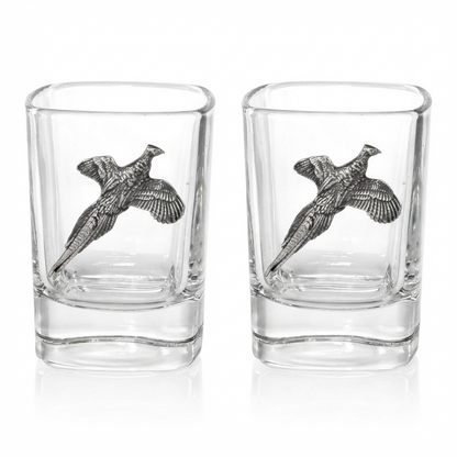 Game Shooting Design Pair of Spirit Shot Glasses