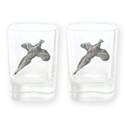 Game Shooting Design Pair of Spirit Shot Glasses