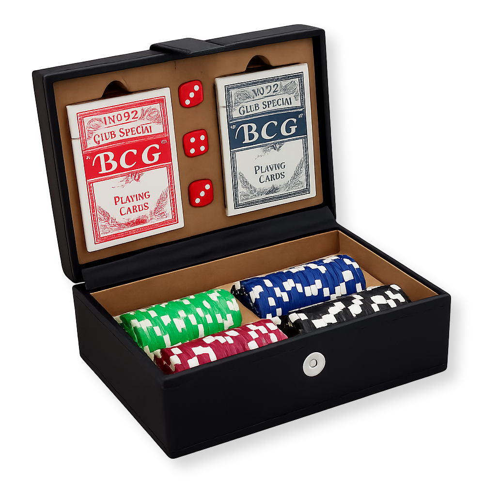 Personalised Game Shooting 80 Chip Poker Set