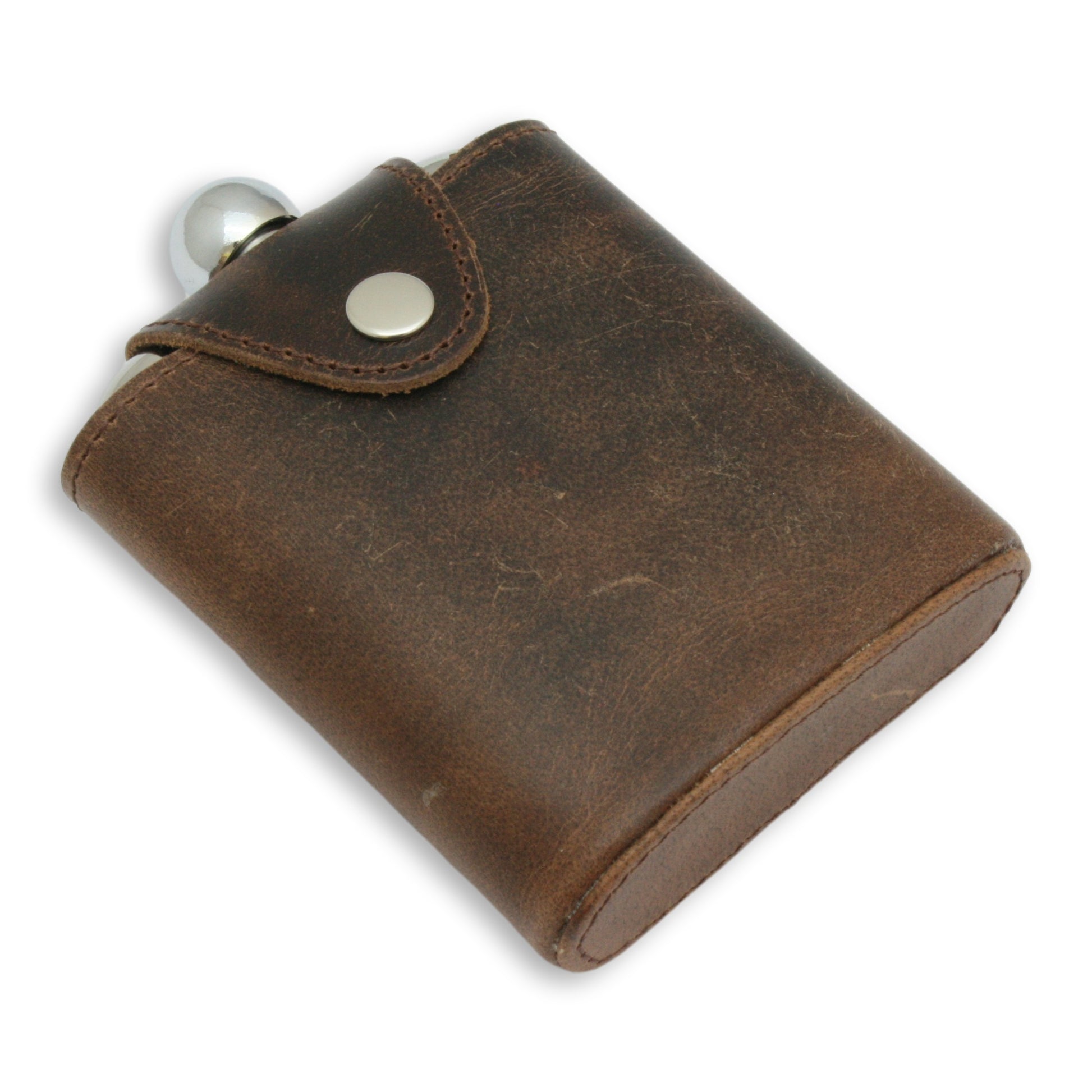 Popper Leather Hip Flask