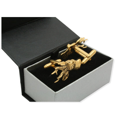 Roe Deer Gold Cufflinks