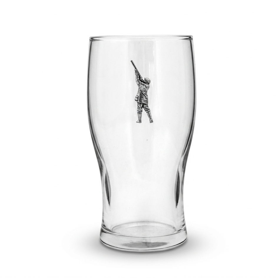 Game Shooting Tulip Pint Glass