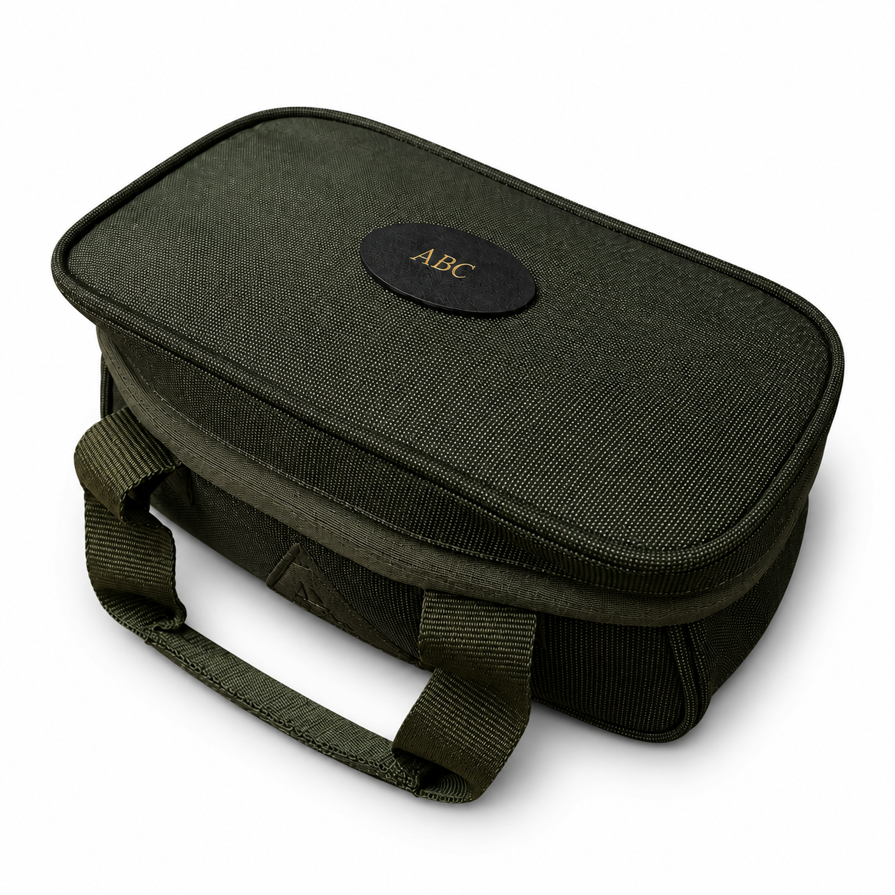 Personalised Green Canvas Shotgun Cartridge Bag