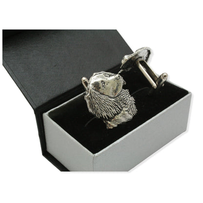 Spaniel Head Pewter Cufflinks