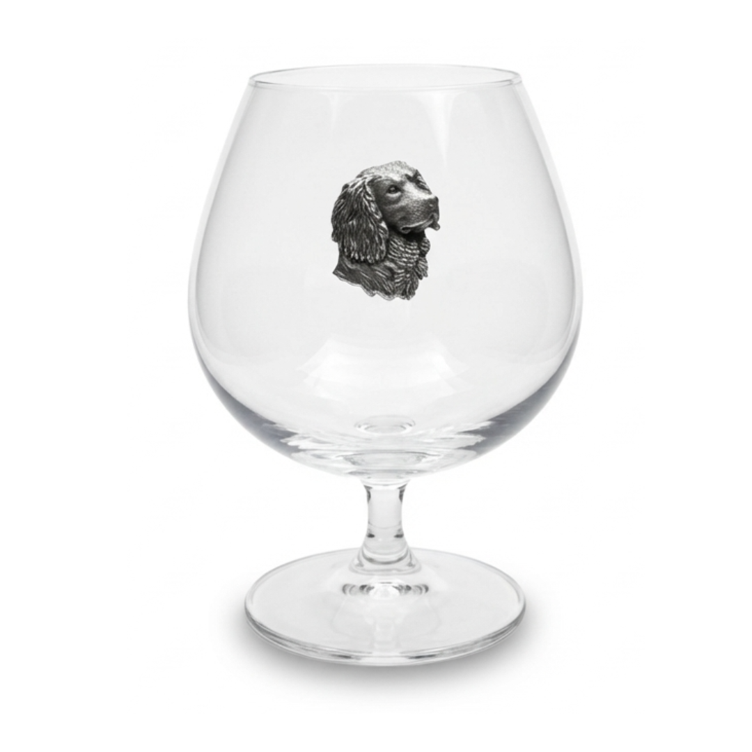 Spaniel Brandy Glass