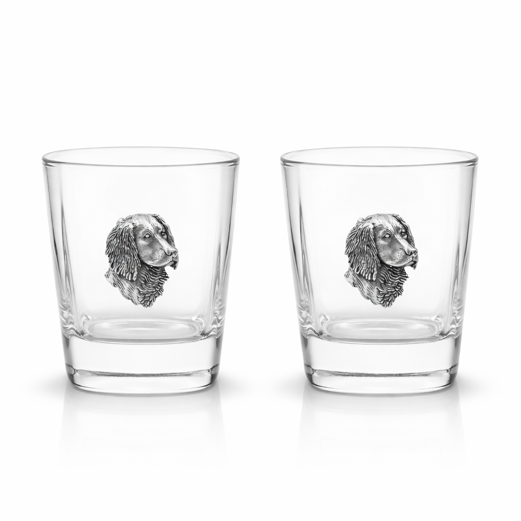 Gundog Pair Of Whiskey Glass Tumblers