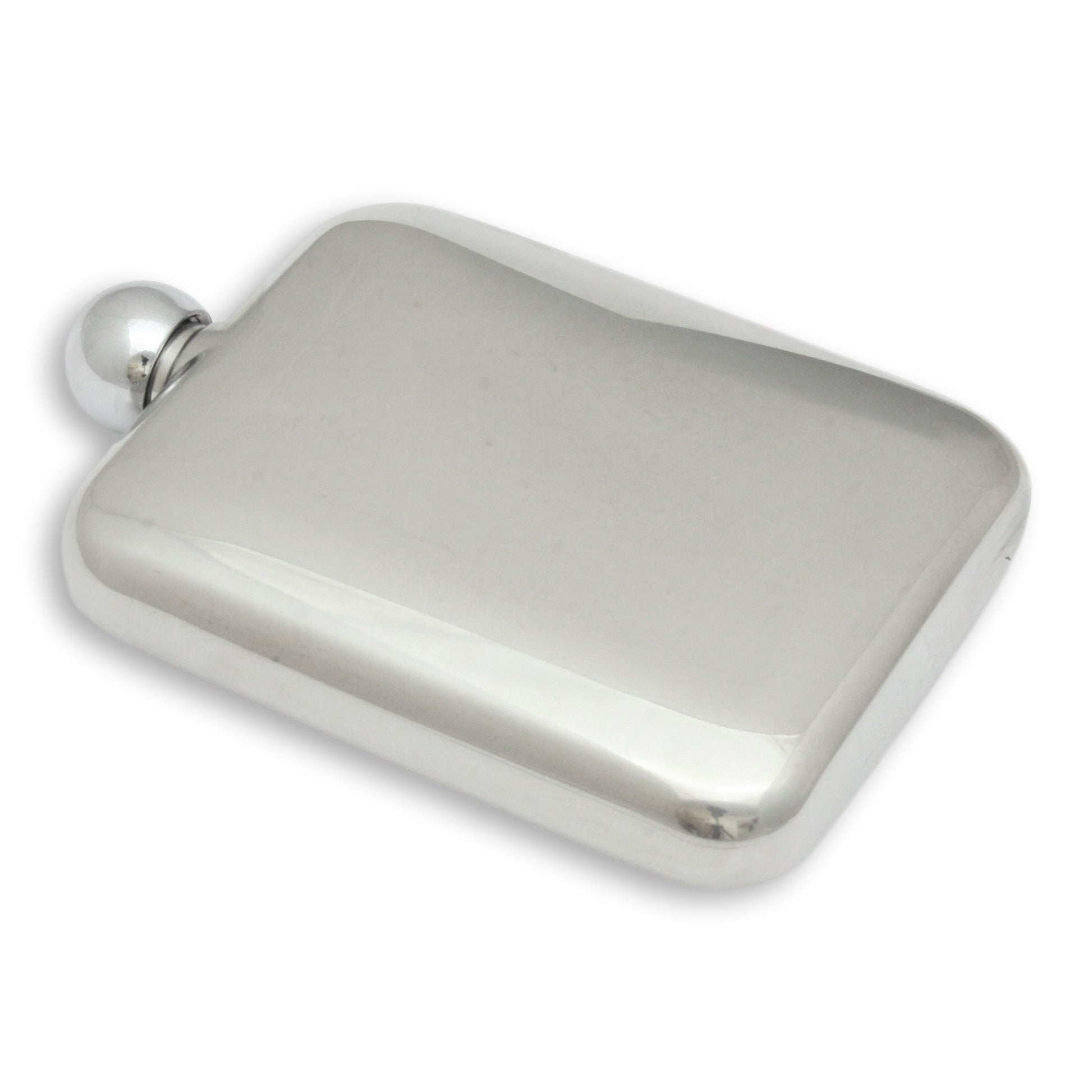 Popper Leather Stainless Steel Hip Flask