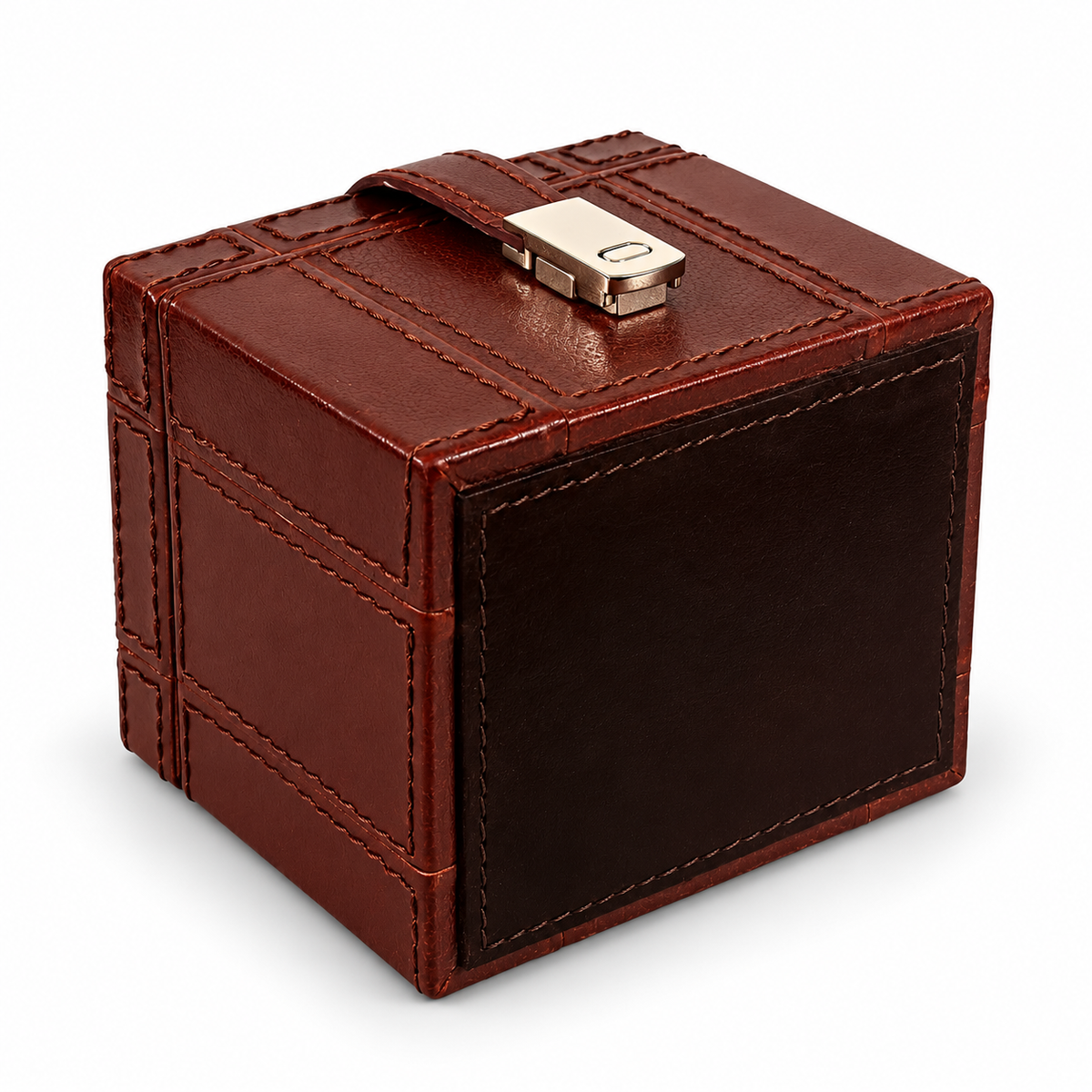 Personalised Leather Single Watch Box