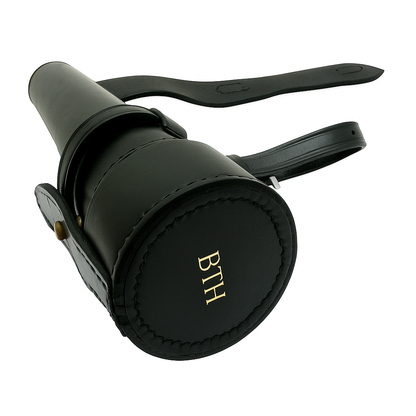 Genuine Leather Riding Saddle Flask