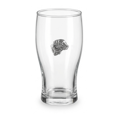 Labrador Or Spaniel Tulip Pint Glass