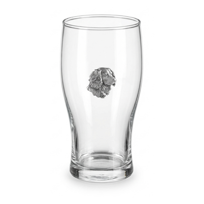 Labrador Or Spaniel Tulip Pint Glass