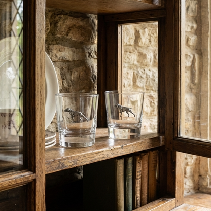 Gundog Pair Of Whiskey Glass Tumblers