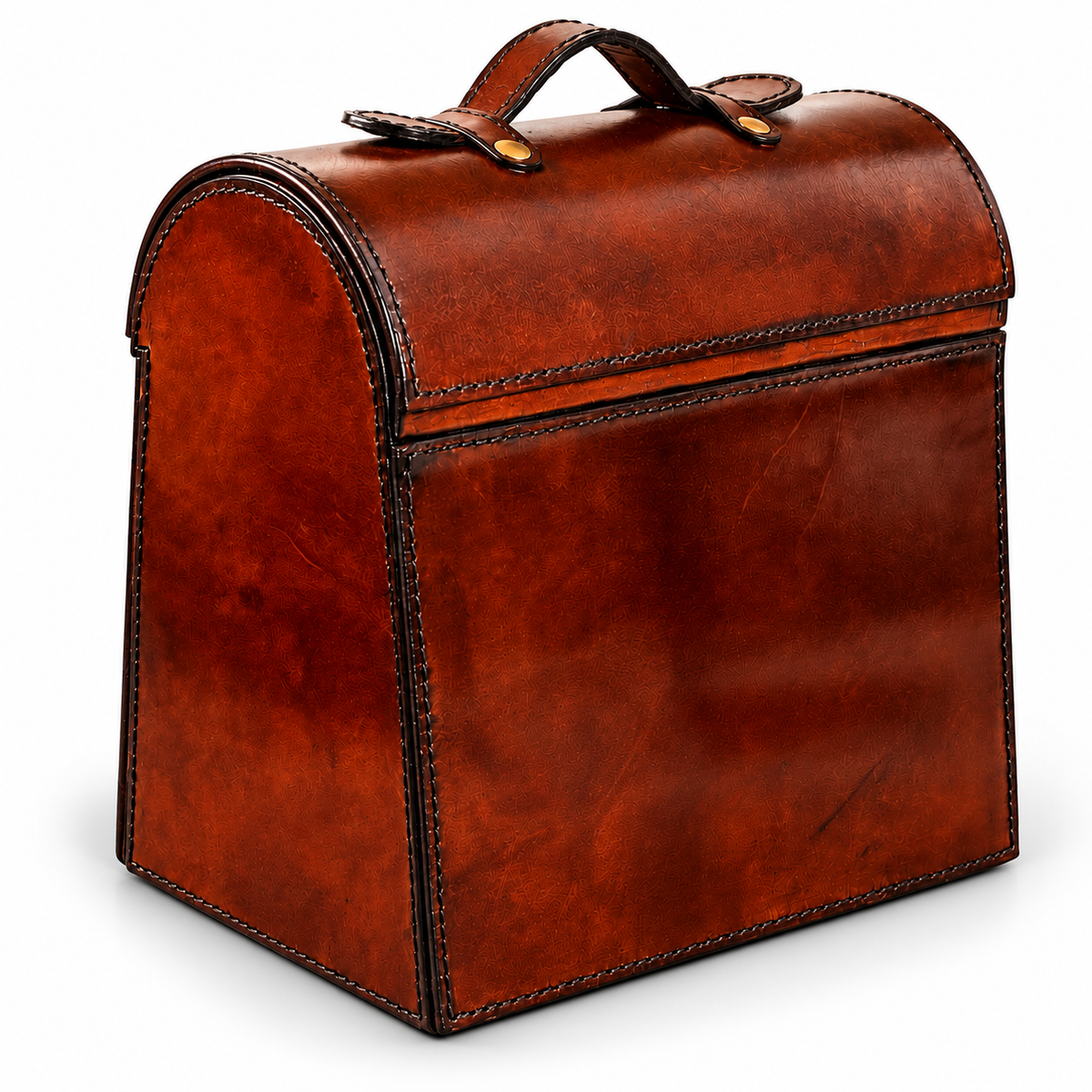 Handbag Luxury Distressed Leather Jewellery Storage Box