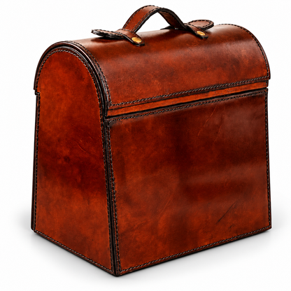Handbag Luxury Distressed Leather Jewellery Storage Box