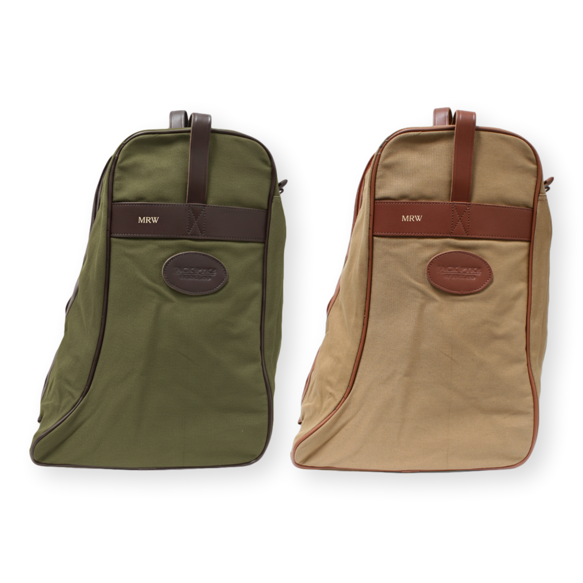 Personalised Initials Canvas Welly Boot Bag