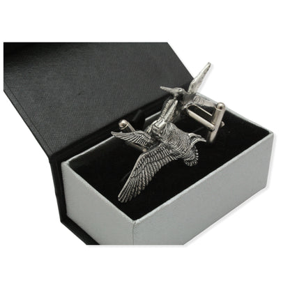 Woodcock Pewter Cufflinks