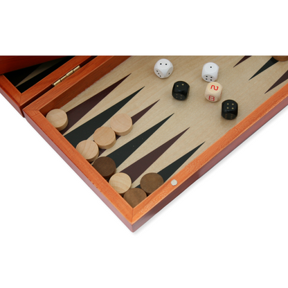 Personalised Shooting Wooden Backgammon Set