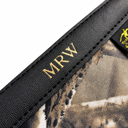 Personalised Buttstock Cartridge Or Shotshell Carrier In Camo