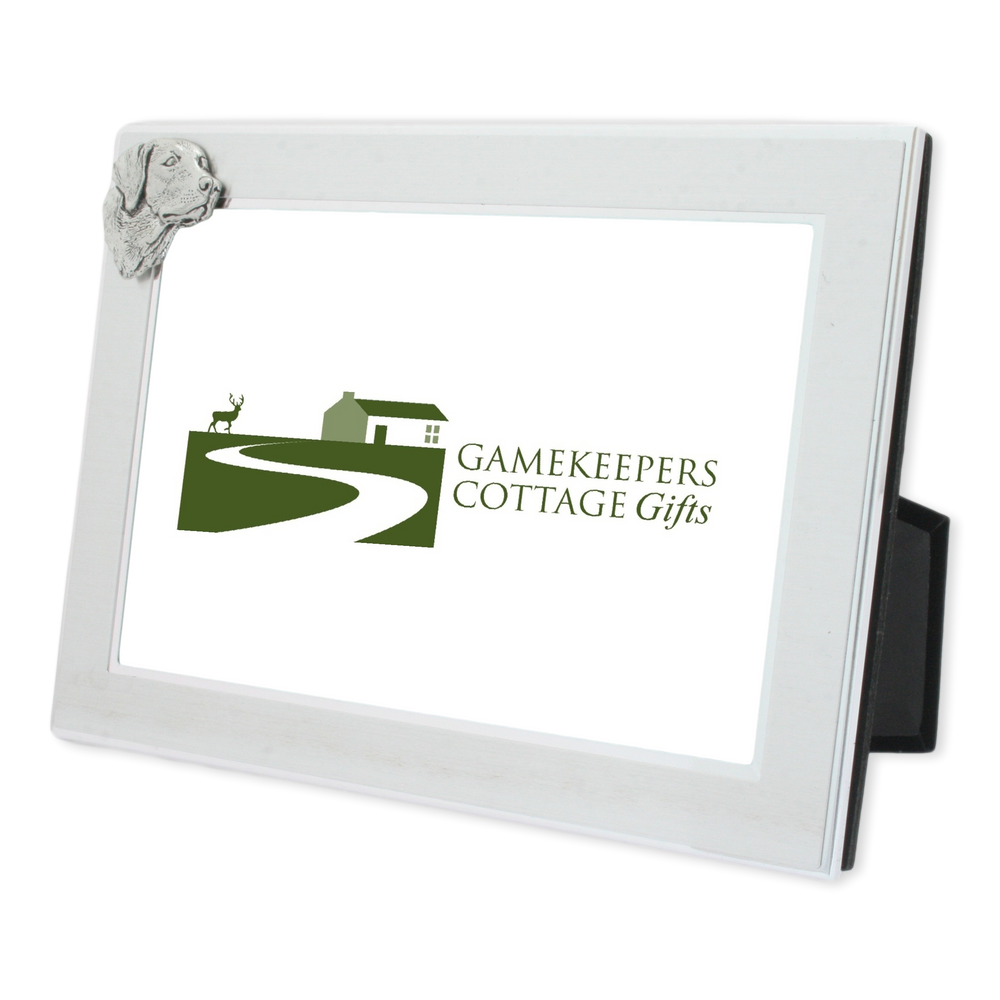 Personalised Gundog Metal Photo Frame 6"x4"
