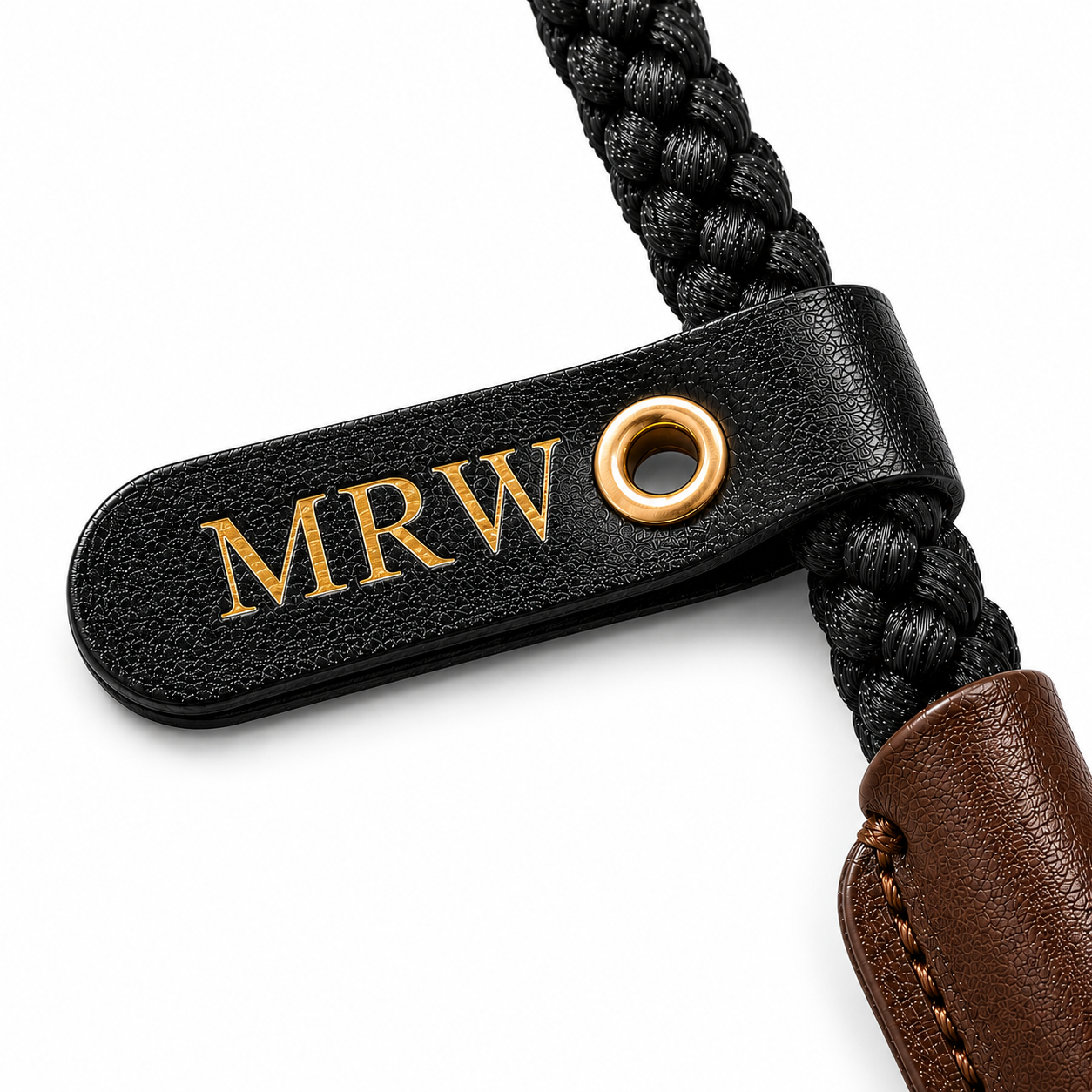 Personalised Dog Lead Braided Rope Slip Lead