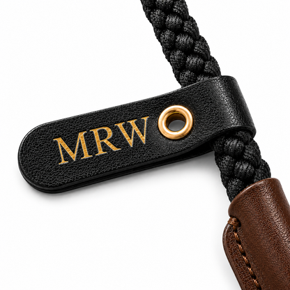 Personalised Dog Lead Braided Rope Slip Lead