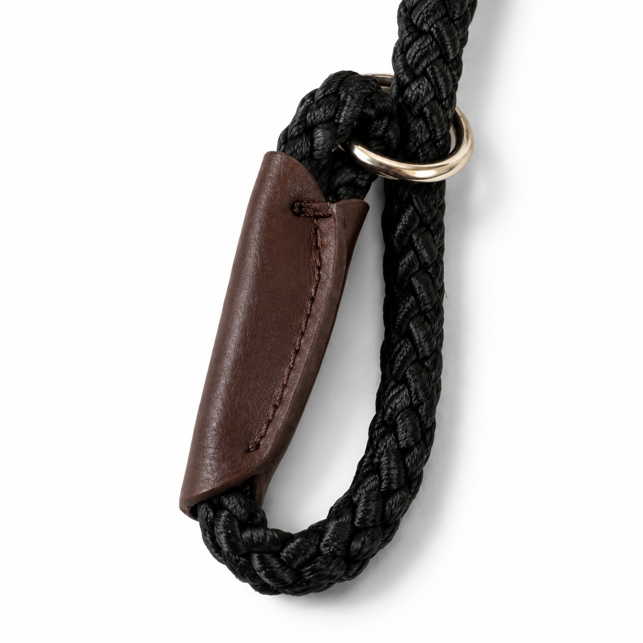 Personalised Dog Lead Braided Rope Slip Lead