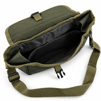 Personalised Canvas Messenger Cartridge Bag