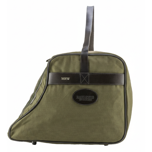 Personalised Initials Canvas Walking Boot Bag
