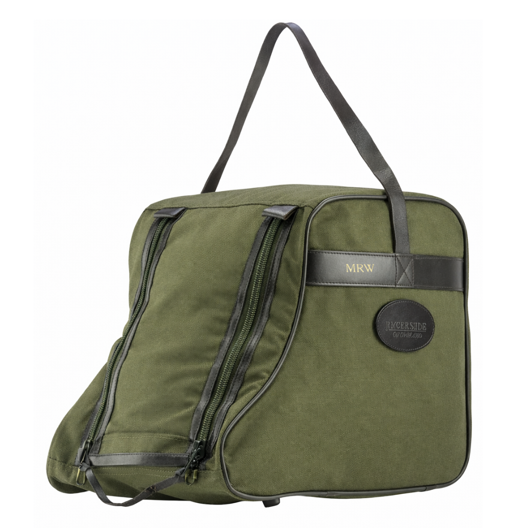 Personalised Initials Canvas Walking Boot Bag