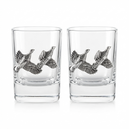 Game Shooting Design Pair of Spirit Shot Glasses