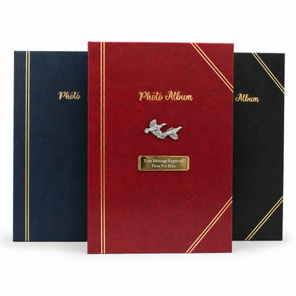 Gamebirds Shooting Album In Blue Red or Black Free Engraving