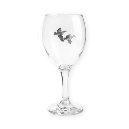 partridge wine glass