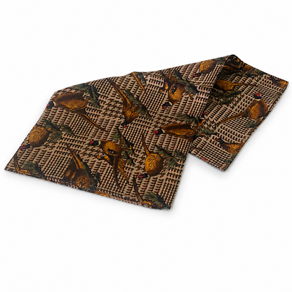 Pheasant On Tweed Handkerchiefs