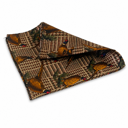 Pheasant On Tweed Handkerchiefs