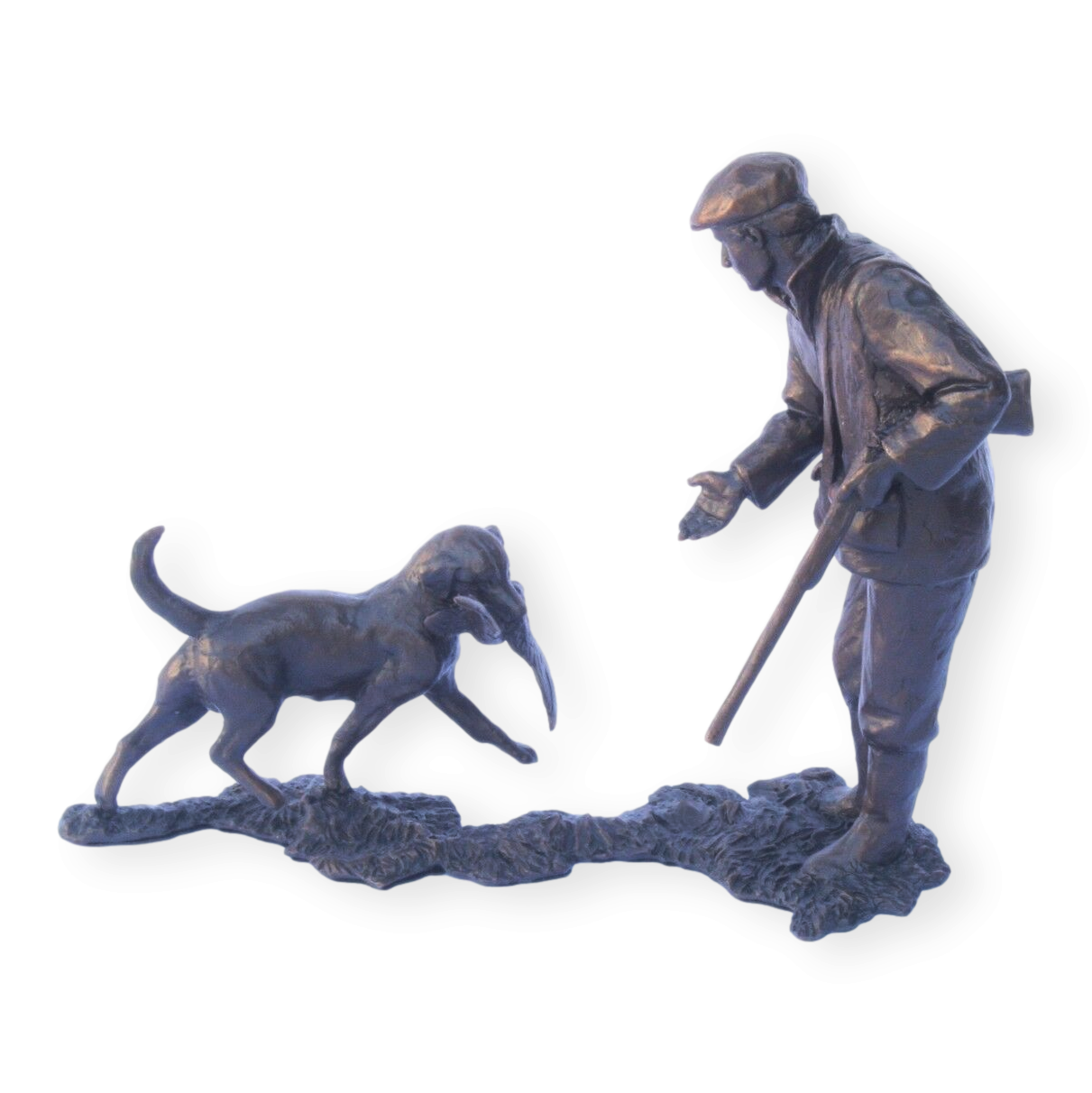 "First Retrieve" Labrador & Shooter Limited Edition Solid Bronze (785)