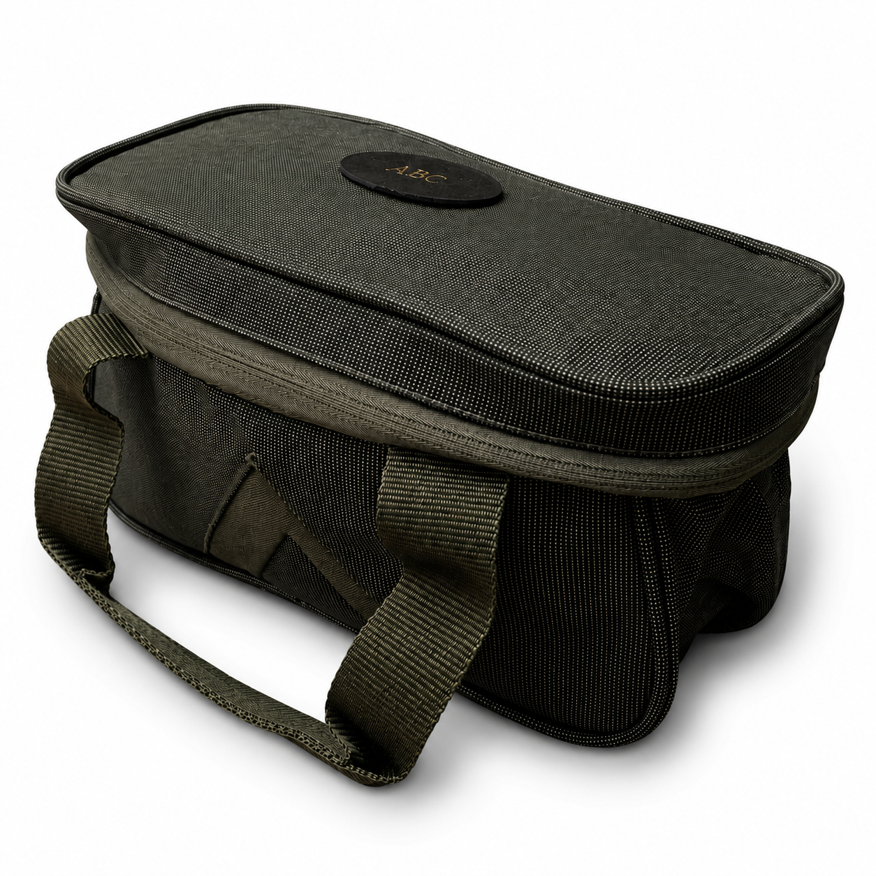 Personalised Green Canvas Shotgun Cartridge Bag