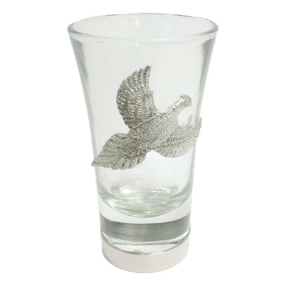 Pheasant 1-10 Numbered Shot Glasses Cups Shooting Presentation Box